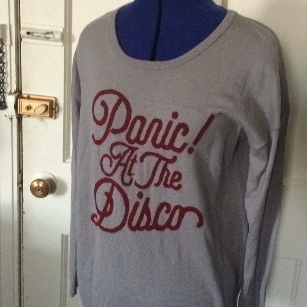 Hot Topic Panic! At The Disco intarsia sweater
